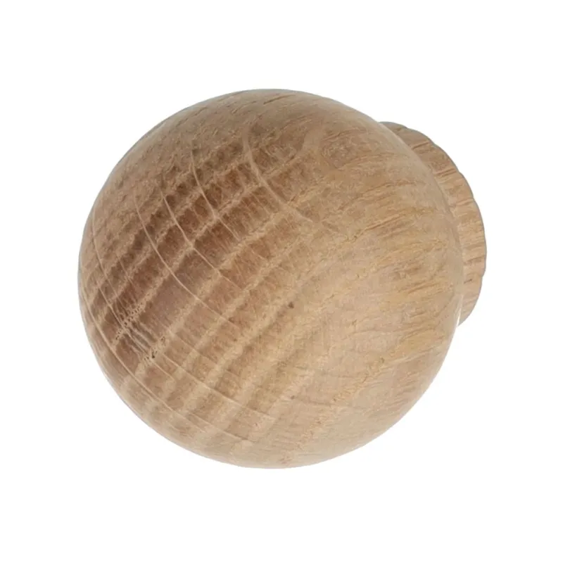Gumb WOOD / Nelakiran hrast