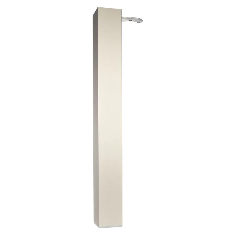 Namizna noga QUADRA 80x80 / nerjavno jeklo