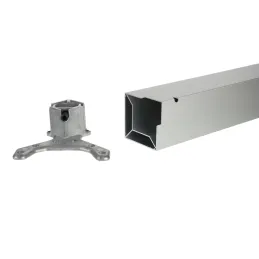Namizna noga QUADRA 80x80 / Aluminij