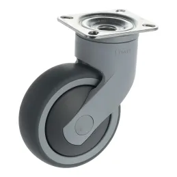 Pohištveno kolesce TENTE brez zavore 5370 – 100 mm / sivo