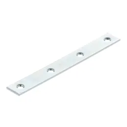 Povezovalna ploščica 120 x 15 mm / Beli cink