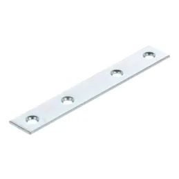 Povezovalna ploščica 100 x 15 mm / Beli cink