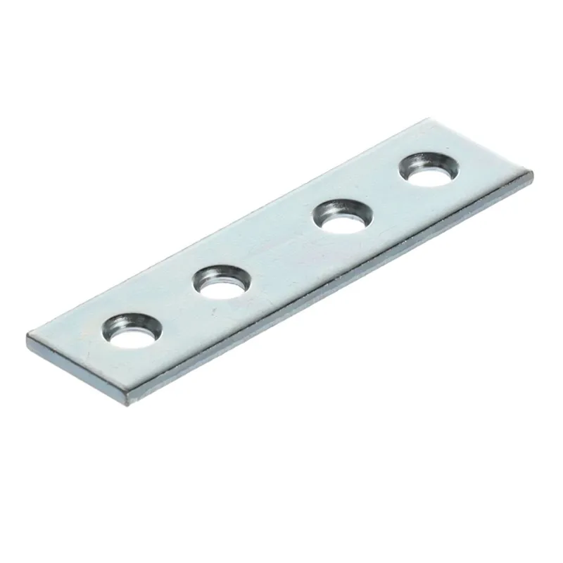 Povezovalna ploščica 60 x 15 mm / Belo pocinkano zlitje