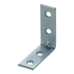 Povezovalni kotnik 40 x 40 mm – 10 kosov / Beli cink