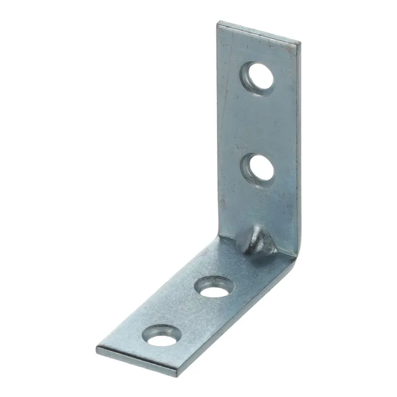 Povezovalni kotnik 40 x 40 mm – 10 kosov / Beli cink