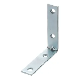 Povezovalni kotnik 60 x 60 mm – 10 kosov / Beli cink