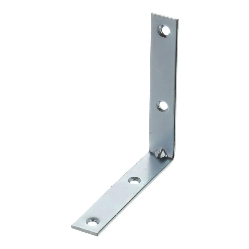 Povezovalni kotnik 80 x 80 mm – 10 kosov / Beli cink