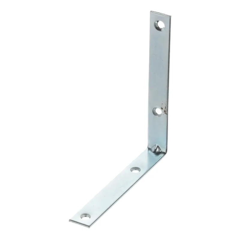 Povezovalni kotnik 100 x 100 mm – 10 kosov / beli cink