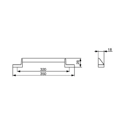 Ročaj VENITA / mat nikelj