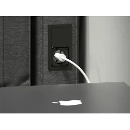Električna vtičnica VersaHit Mono 1 x 230V SCHUKO / Črna