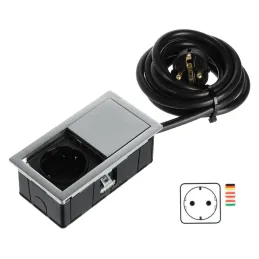 Električna vtičnica VersaHit Mono 1 x 230 V SCHUKO / nerjavno jeklo