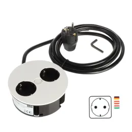 Električna vtičnica Twist 2x 230 V SCHUKO / Bela matirana
