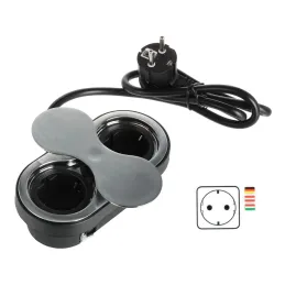 Notranja vtičnica SWING 2 x 230 V SCHUKO / nerjavno jeklo