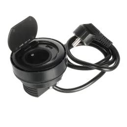 Notranja vtičnica RING FRENCH 1 × 230 V + 1 × USB / mat črna