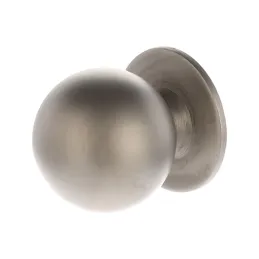 Gumb BALL 24 mm / satenast nikelj