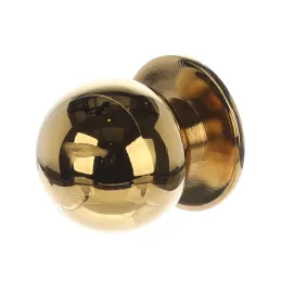 Gumb BALL 24 mm / Zlata sijajna finish