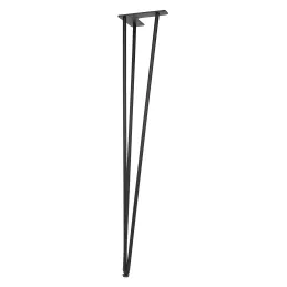 Namizna noga HAIRPIN 710 mm / Črna