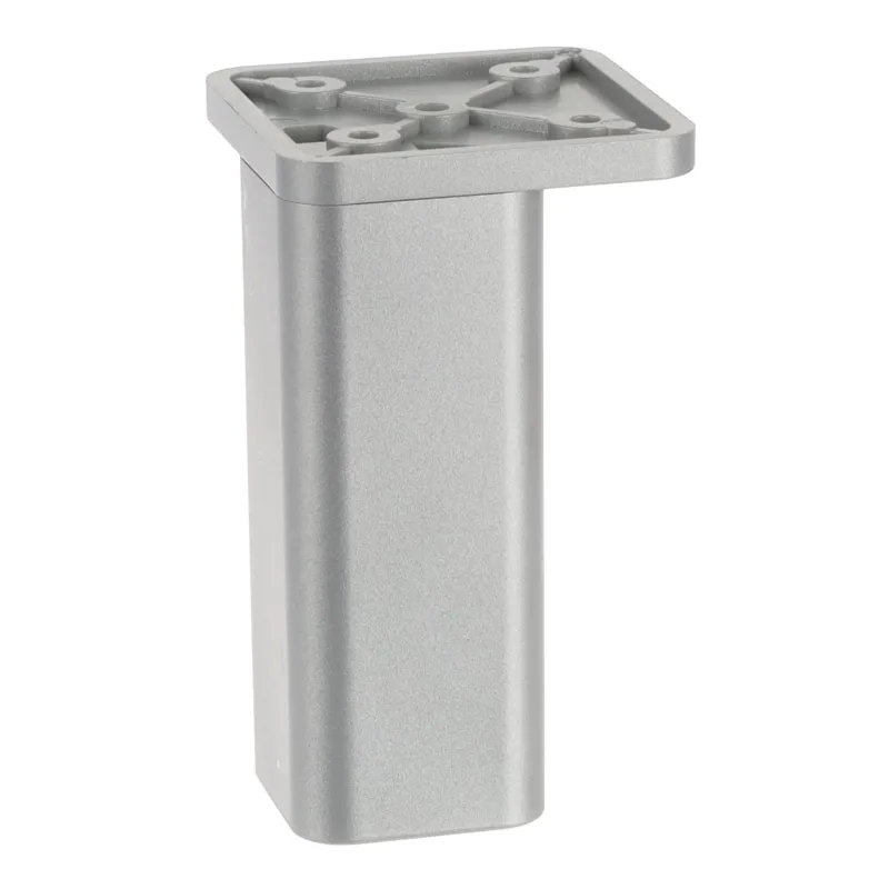 Plastična nogica PLASTICI / Srebrna