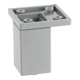 Plastična nogica 33 × 33 mm / Siva