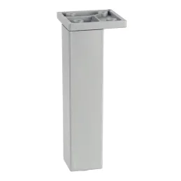 Plastična nogica 33 × 33 mm / Siva