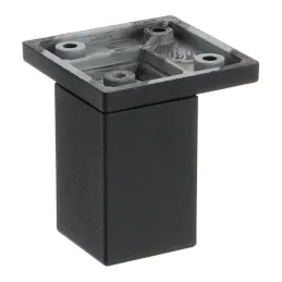 Plastična nogica 33 × 33 mm / črna