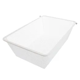 Izvlečna garderobna košara SIMPLE / Bela