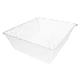 Izvlečna garderobna košara SIMPLE / Bela