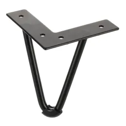 Pohištvena noga HAIRPIN 130 mm / Črna