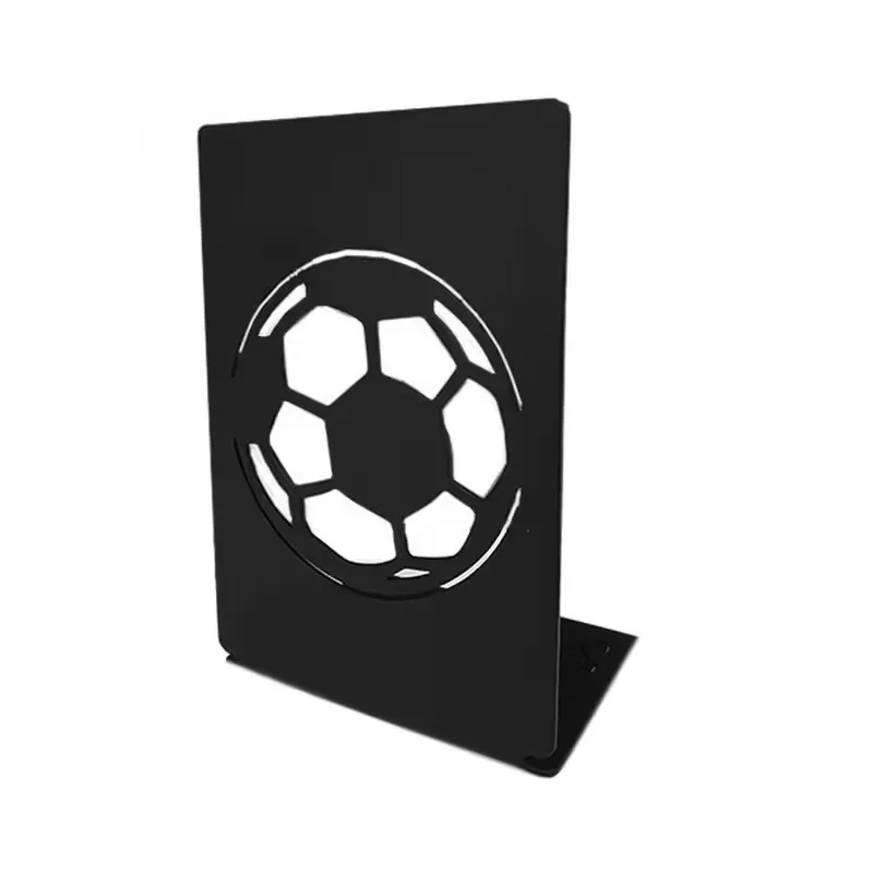 Stojalo za knjige FUTBAL / Mat črna