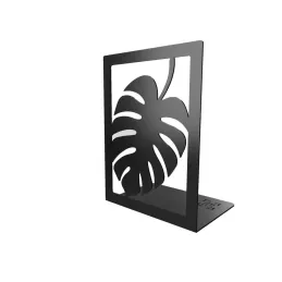 Stojalo za knjige LEAF / Mat črna