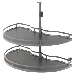 MAGICO 180° vrtiljak / Polno dno / Temno siv