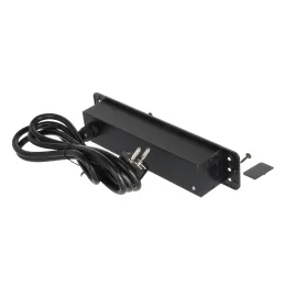 Notranji razdelilnik vtičnic CALON SCHUKO 4x 230V / mat črna