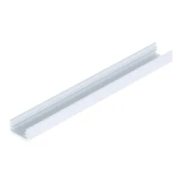 Aluminijast profil ORPHA za LED-osvetlitev brez pokrovčka / mat bela