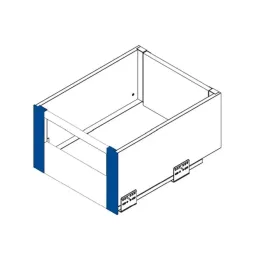 Komplet držal za notranji predal – INTERBOX Premium 199 mm / bel