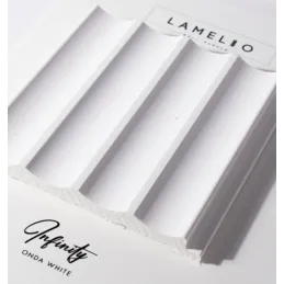 Lamelni dekorativni profil INFINITY ONDO / Bela