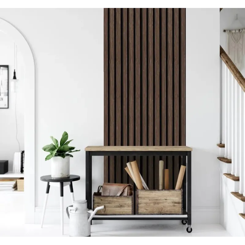 Lamelni akustični panel COLETTE / temni oreh