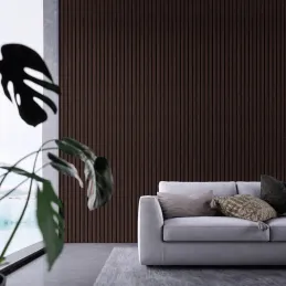 Lamelni akustični panel COLETTE / temni oreh