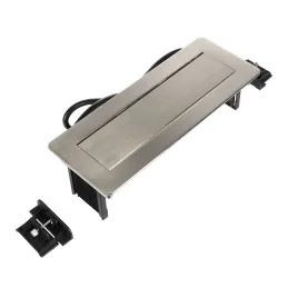 Dvižna električna vtičnica LUNAR FRENCH 3x230V + polnjenje USB A-C / nerjavno jeklo