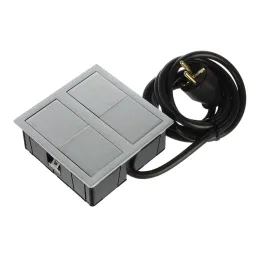 Električna vtičnica VersaHit 2 x 230 V FRENCH / Nerjavno jeklo