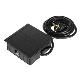 Električna vtičnica VersaHit 2 x 230V FRENCH / Črna matirana