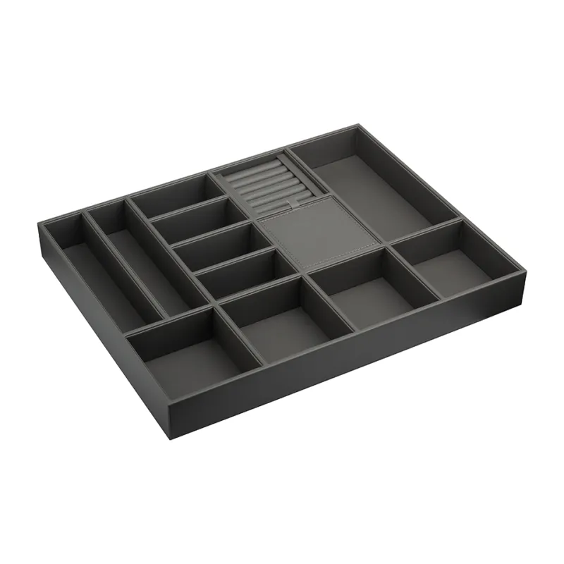 Organizator za nakit za predal garderobne omare ELEGANTO / Antracit