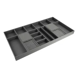 Organizator za nakit za predal garderobne omare ELEGANTO / Antracit