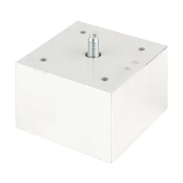 Plastična nogica 75 × 75 mm / Krom