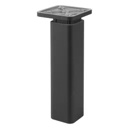 Plastična nogica PLASTICI / mat črna