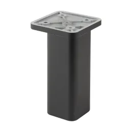 Plastična nogica PLASTICI / mat črna