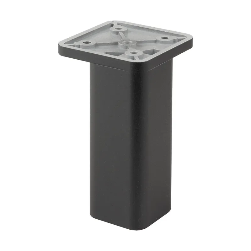Plastična nogica PLASTICI / mat črna