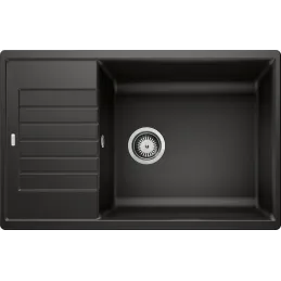 Pomivalno korito iz keramike Blanco ZIA XL 6 S Compact / črna