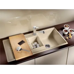 Granitno pomivalno korito Blanco ZIA 6 S / Črna