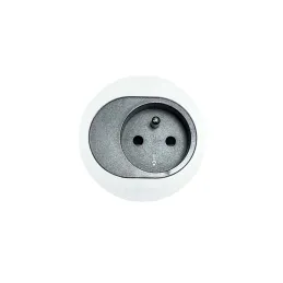 Električna vtičnica ATOM FRENCH 1 × 230 V / mat bela