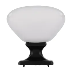 Keramični gumb DIAMON / bela + porcelan